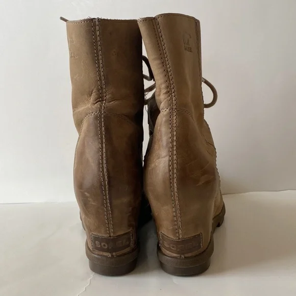 Sorel Joan of Arctic Wedge II Boot - Women's-Ash Brown-Sz 10 - Picture 8 of 15